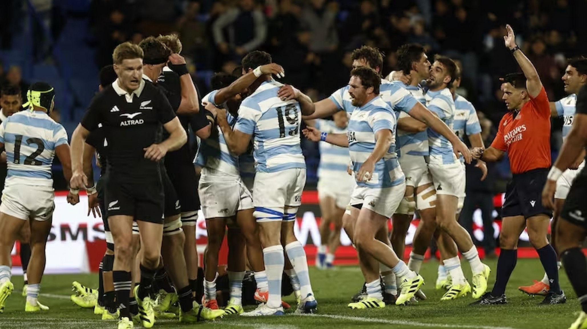 Los Pumas lograron un triunfo histórico frente a los All Blacks en la Argentina