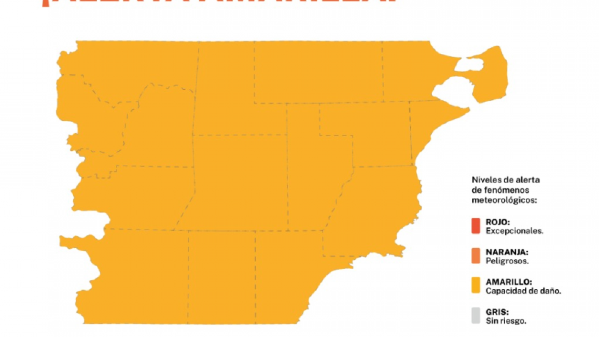 El alerta amarilla por fuerte viento continúa este domingo para Comodoro