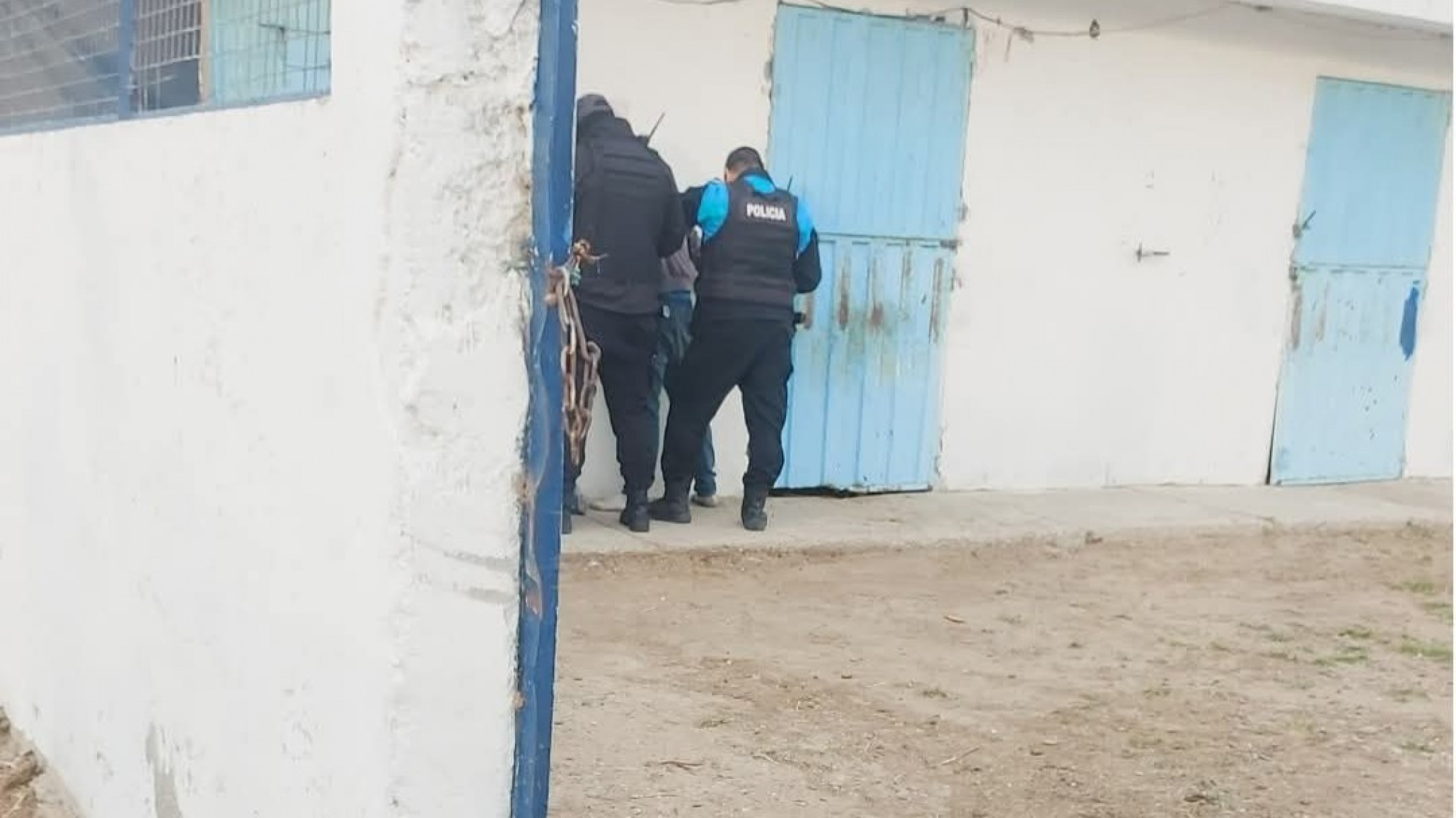 Dos hombres fueron detenidos tras robar un calefactor de un albergue