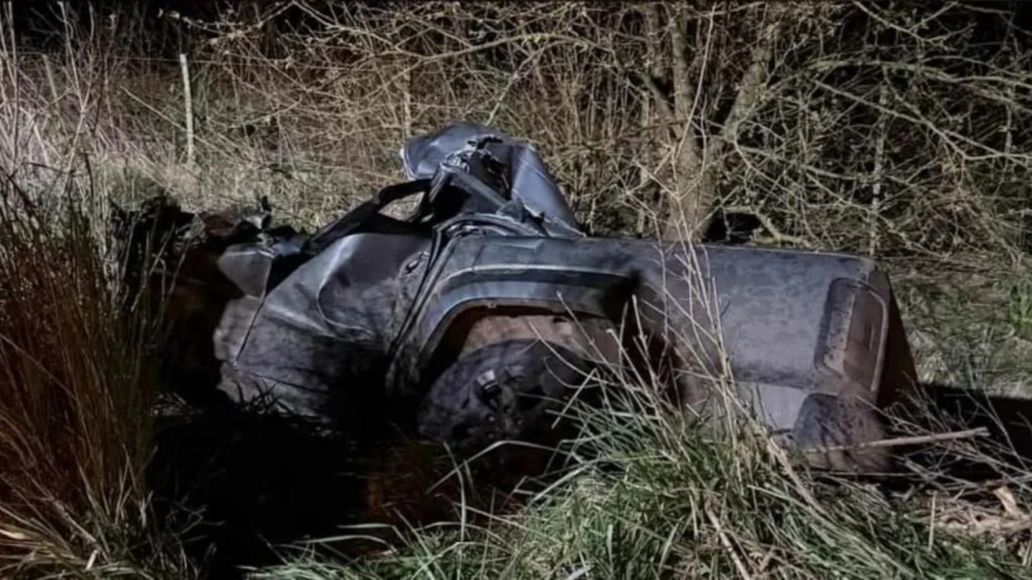 Tragedia: un ganadero murió tras chocar su camioneta contra un camión