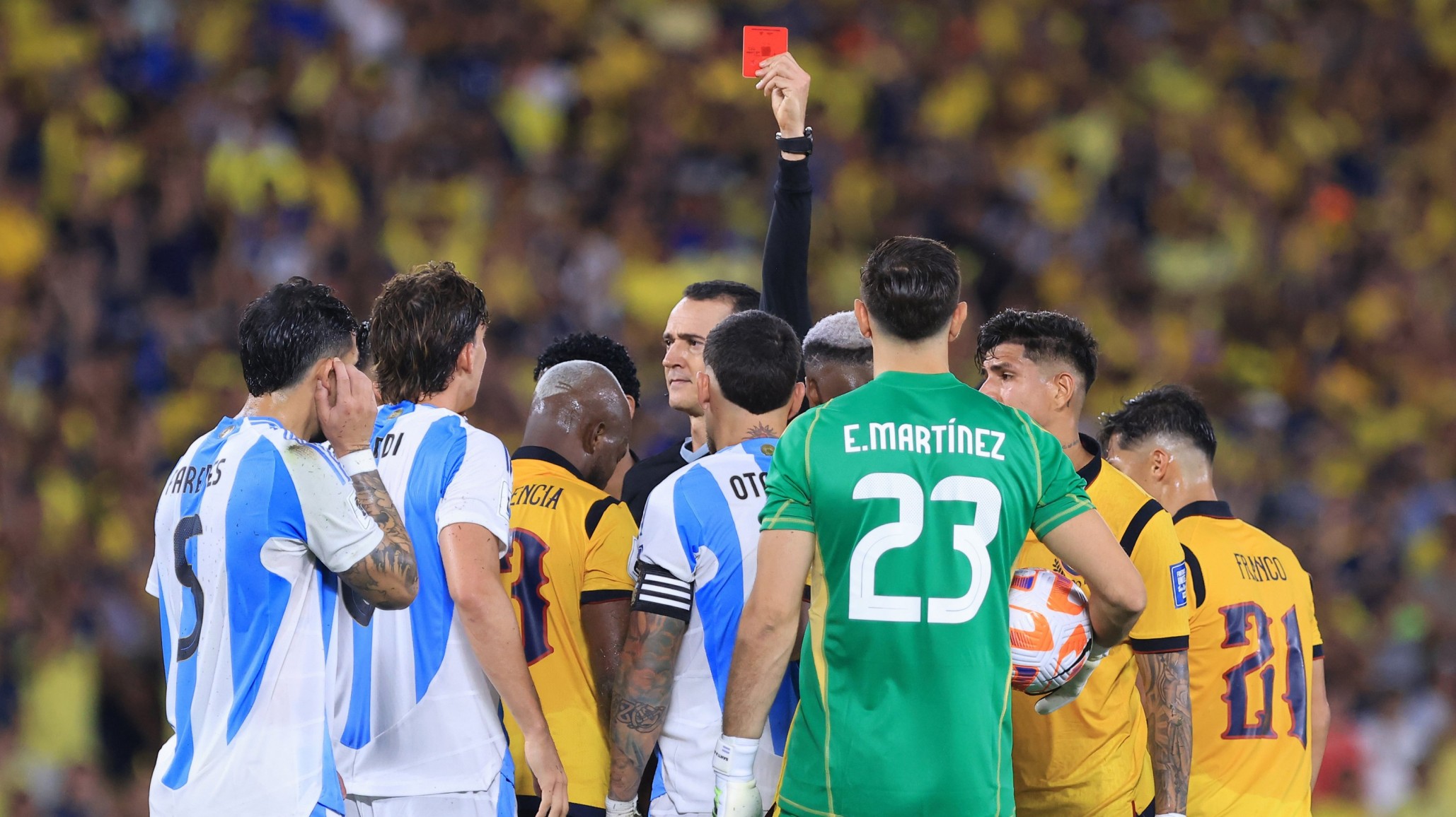 Argentina perdió 1-0 ante Ecuador en el cierre de las Eliminatorias rumbo al Mundial 2026