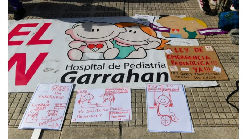 Milei vetó la Emergencia Pediátrica y el Garrahan respondió con un paro total