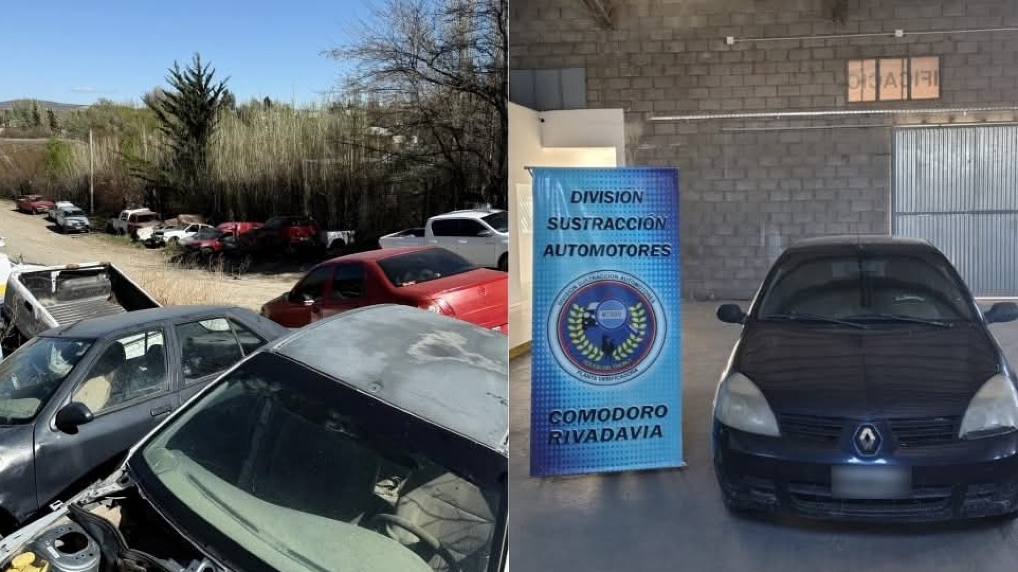 Detectaron un auto robado en un taller del barrio Los Tres Pinos y el dueño fue imputado