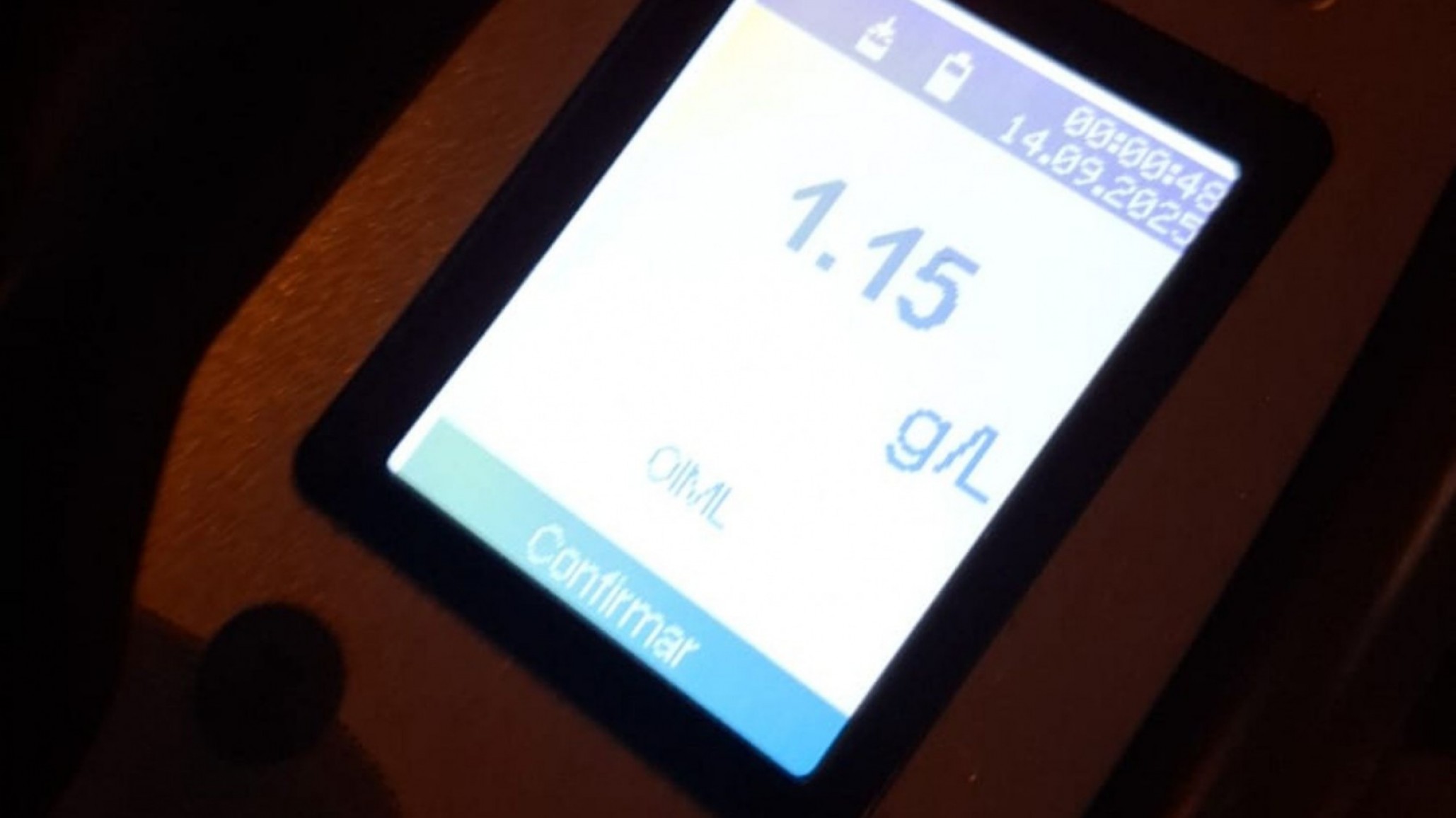 Tras una pelea familiar, se fue en auto y en el control dio 1.15 g/l de alcohol en sangre