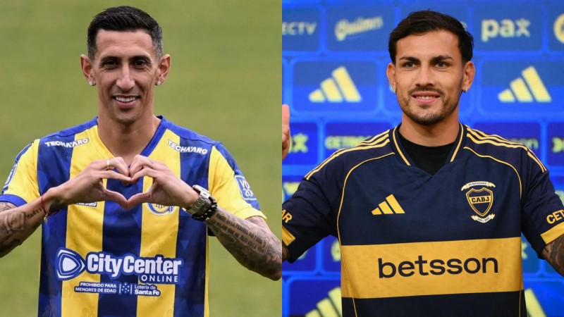 Rosario Central vs Boca: Di María y Paredes se cruzan en un partido clave del Torneo Clausura