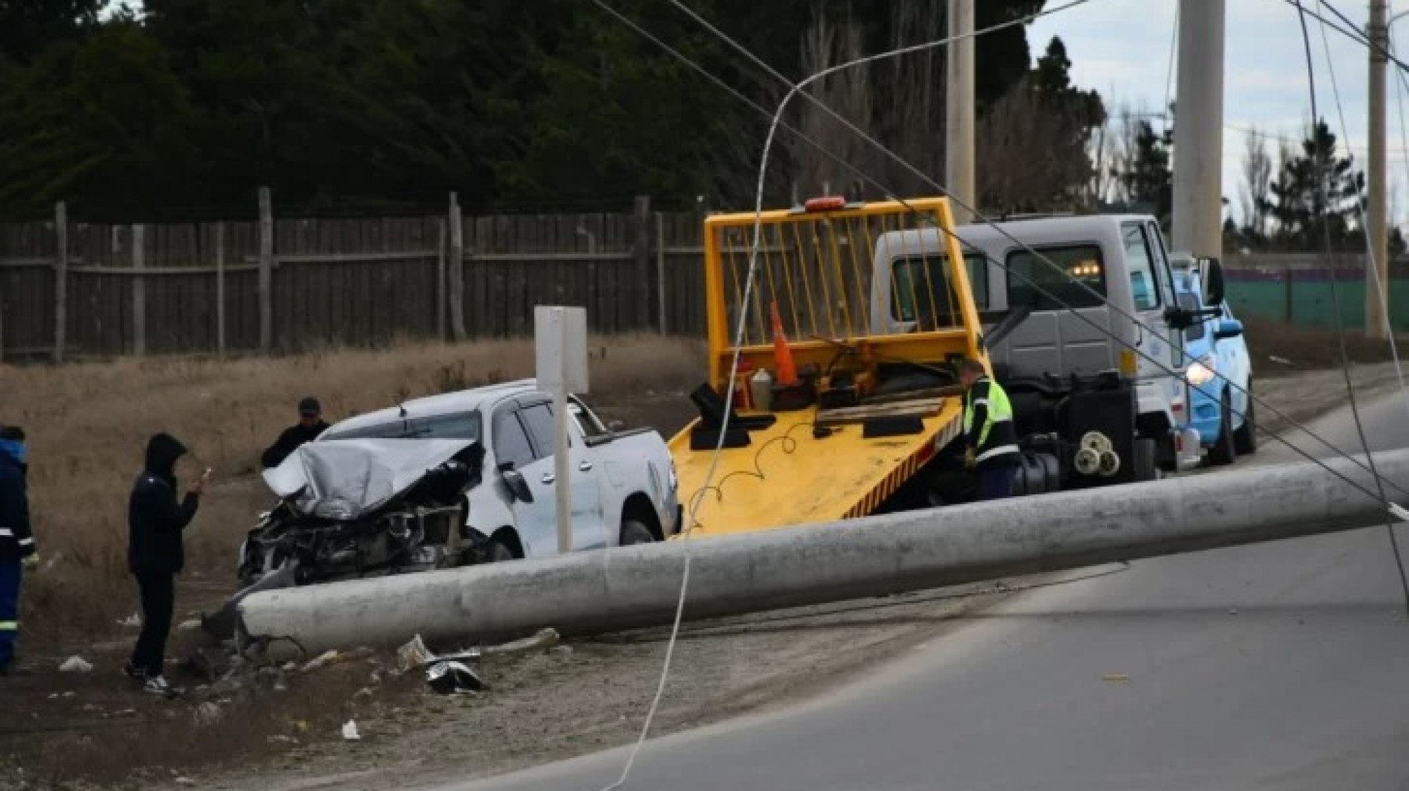Río Gallegos: un chico de 16 manejaba con su padre, chocaron alcoholizados y dejaron a toda la ciudad sin luz