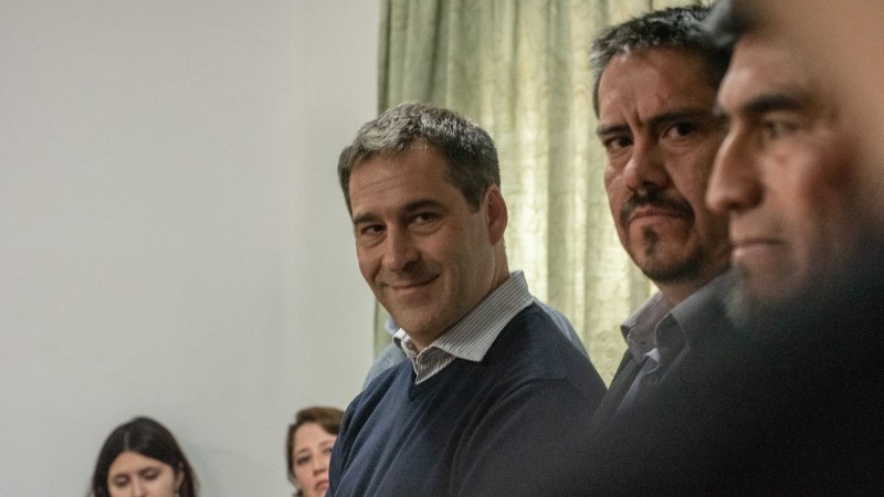 Luque en Sarmiento: "Me siento orgulloso de la lucha que dieron en defensa de una cooperativa que es de todos los sarmientinos"