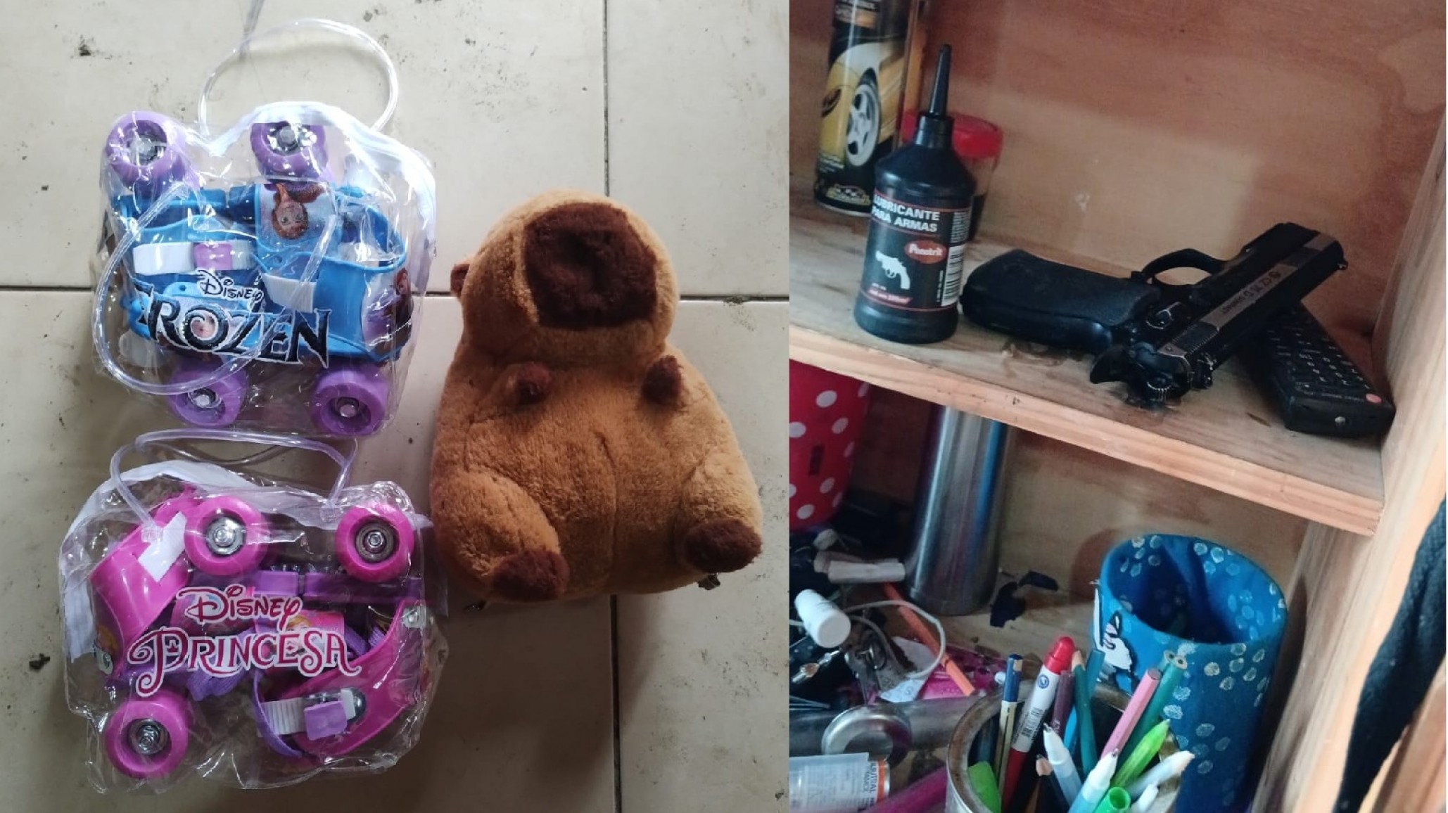 Desde peluches hasta balas 9 milímetros: Tres detenidos por locales saqueados en Caleta Olivia
