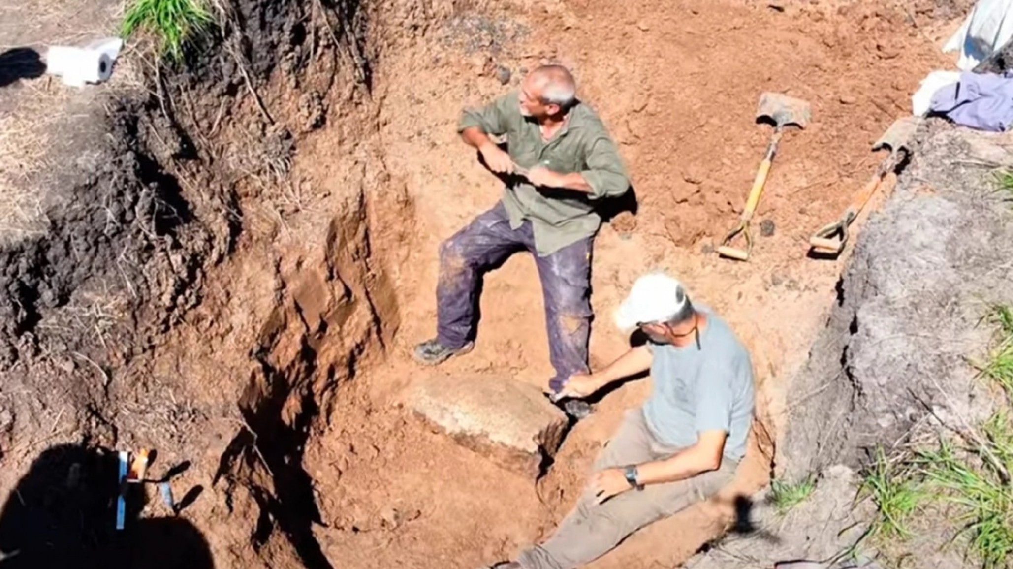 Entre Ríos suma un nuevo hallazgo paleontológico: restos prehistóricos extraídos con apoyo vecinal