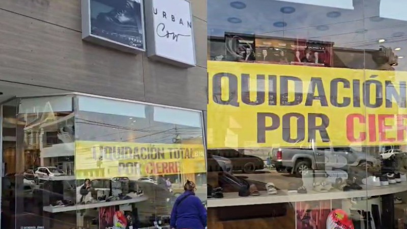 Crisis en Chubut: una zapatería cerró sus cuatro sucursales, la última en Comodoro