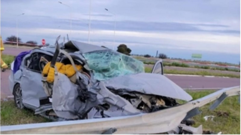 Una mujer de Comodoro murió en un choque en el cruce de las rutas 35 y 18