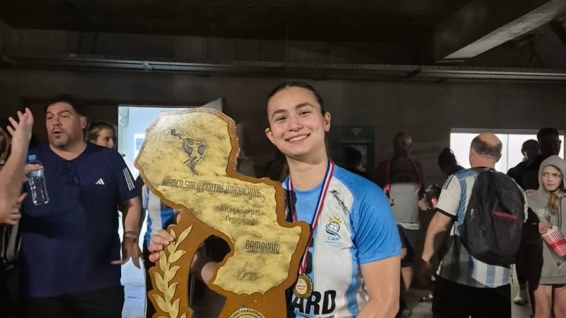 Handball: Con la comodorense Gianna Torres, Argentina se consagró campeón en cadetes