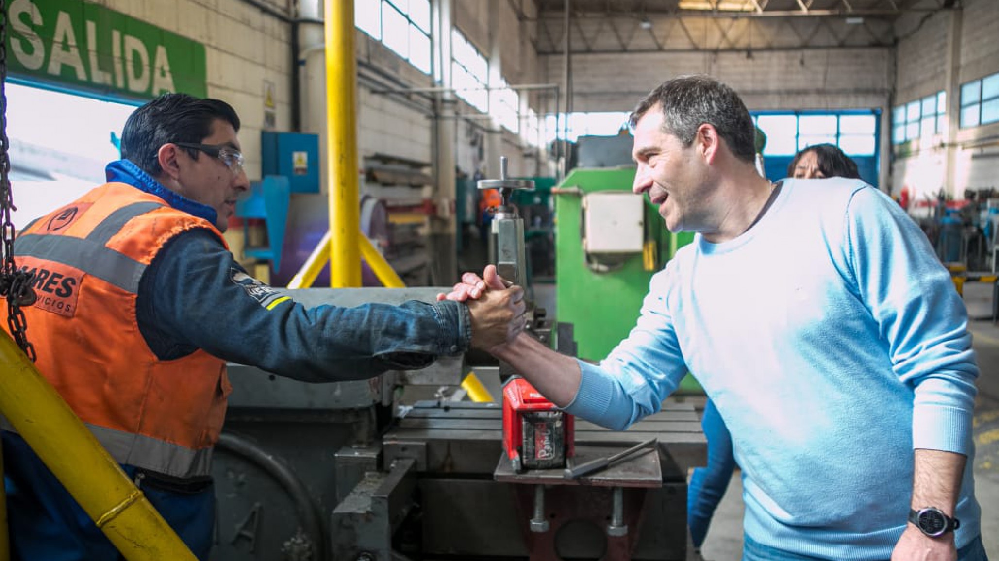 Luque se reunió en Puerto Madryn con la empresa Intermares y apuntó contra la falta de políticas industriales: "Sin industria nacional, no hay futuro para nuestras economías regionales"