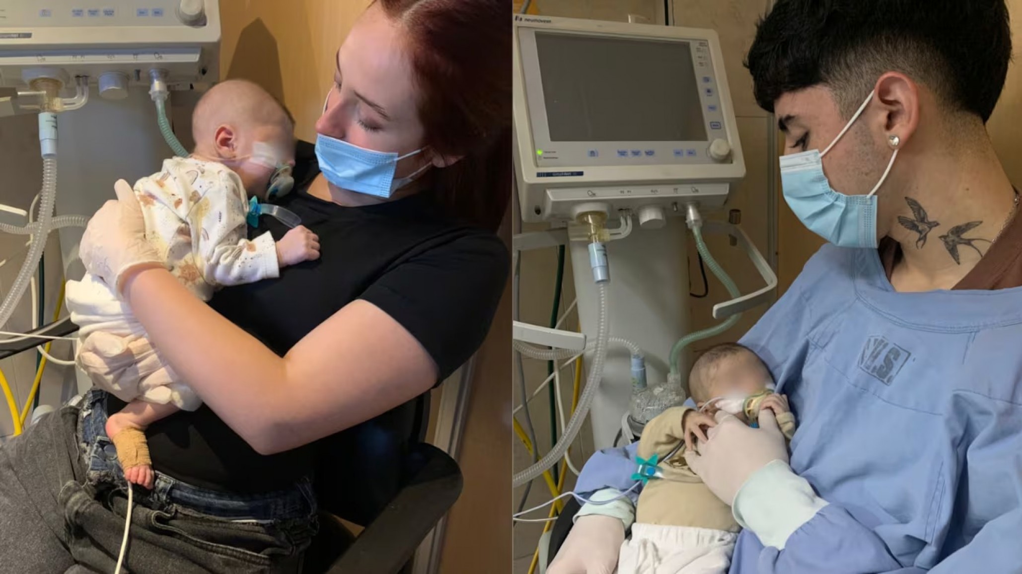 Los padres del bebé afectado por fentanilo contaminado piden ayuda