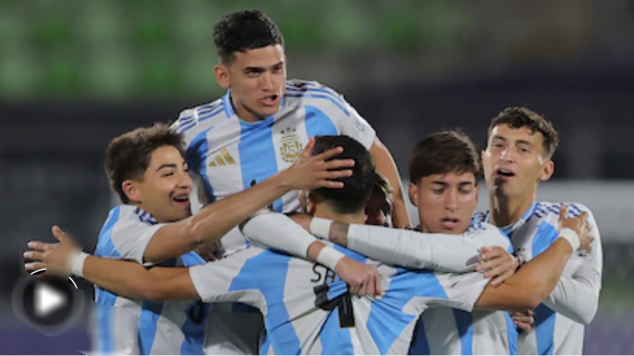 Argentina goleó 4-1 a Australia y se metió en octavos del Mundial Sub 20