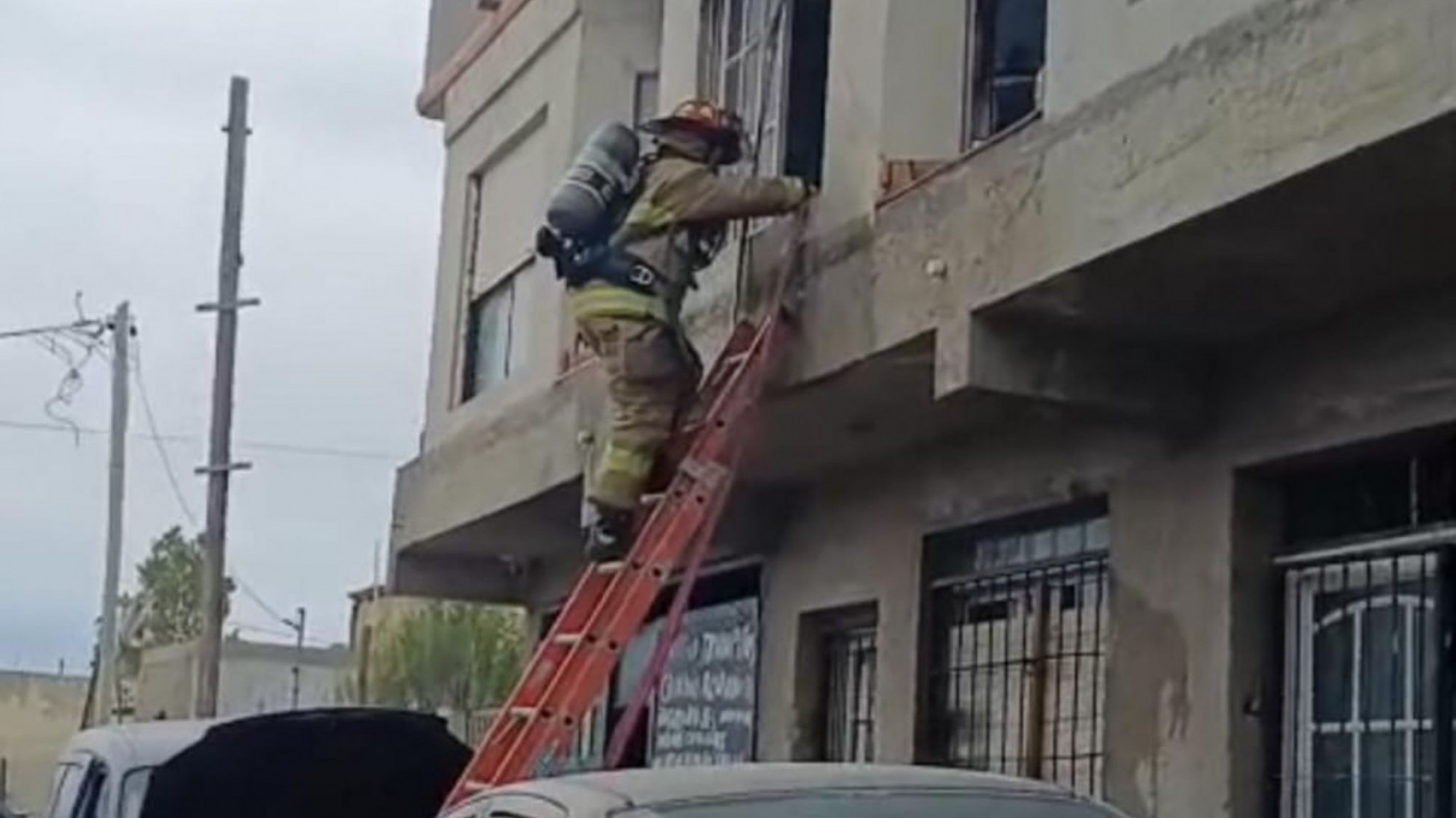 Se incendió una vivienda en el barrio Las Américas