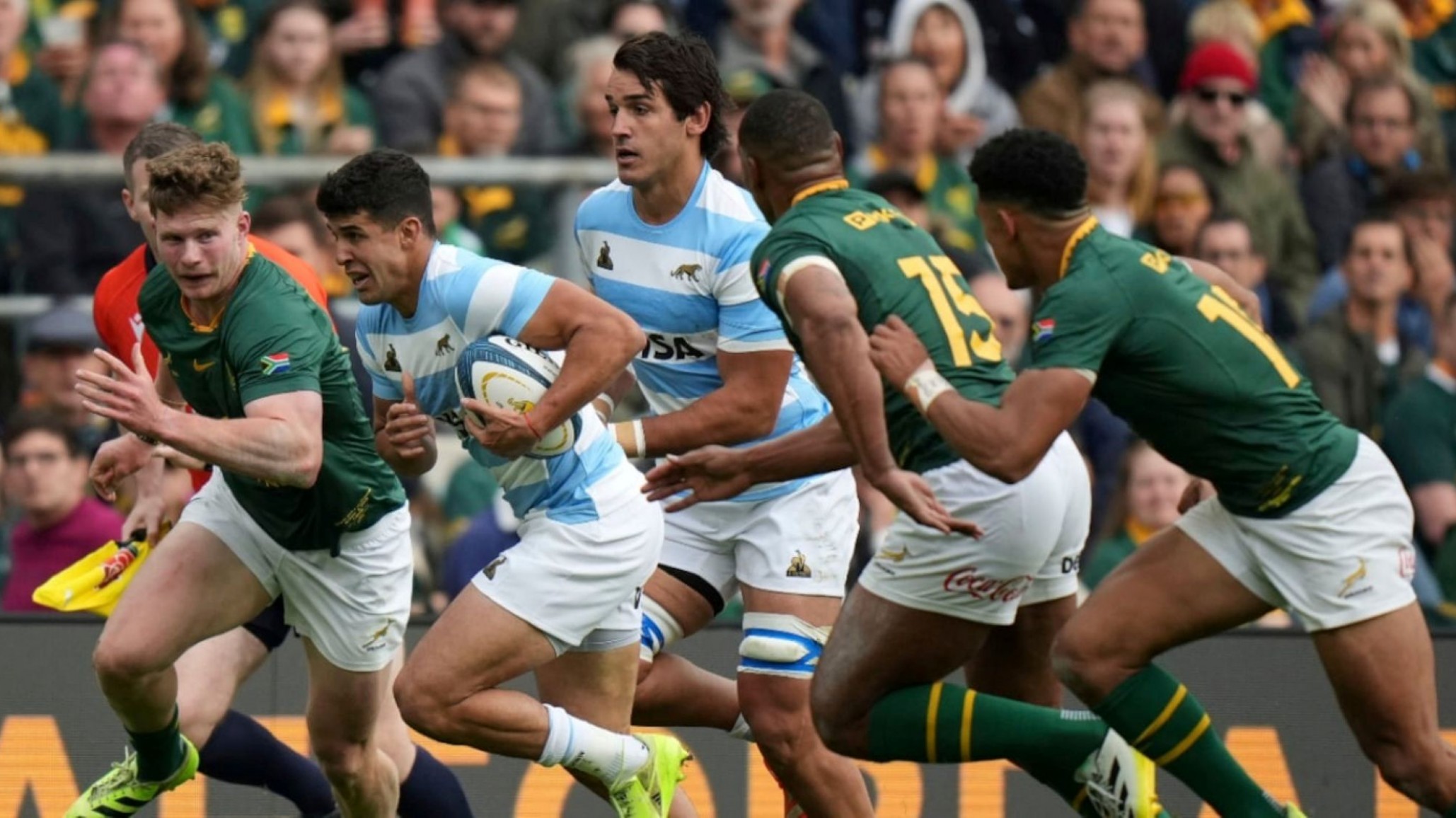 Rugby Championship: Los Pumas perdieron contra Sudáfrica por dos puntos