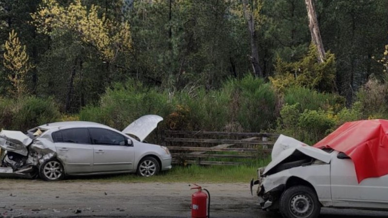 Villa del Lago: choque frontal en Ruta 16 dejó un muerto y tres heridos