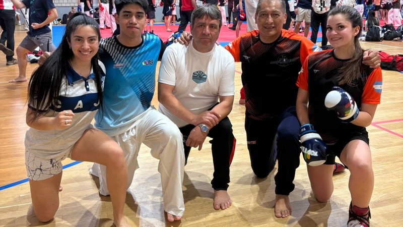 Taekwondistas comodorenses debutan en el Mundial ITF Croacia 2025
