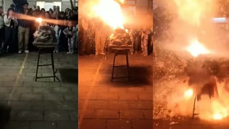 Explotó un experimento escolar con pólvora casera en una Feria de Ciencias y dejó 17 heridos