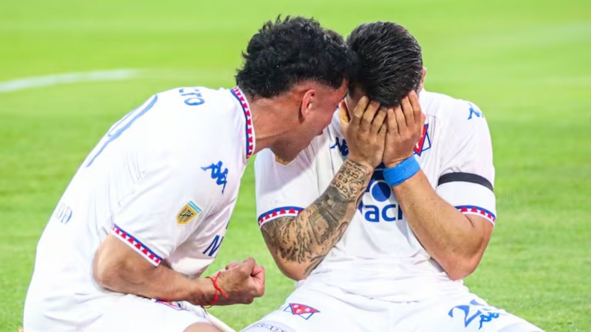 La emoción del hijo de Miguel Ángel Russo: le dedicó un gol a su padre y rompió en llanto