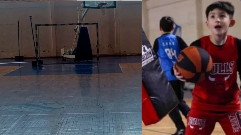 Dolor y conmoción en Quilmes: Murió Benicio, el niño aplastado por un arco de handball en el club