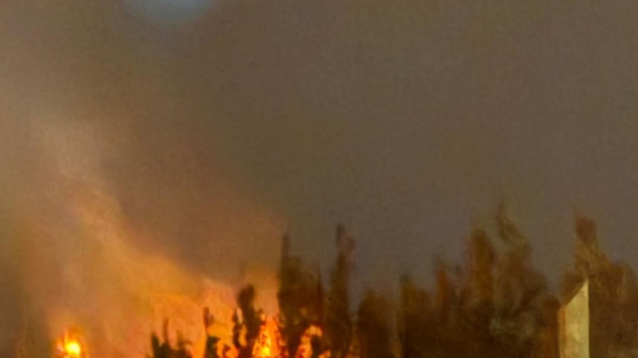 Incendio en la extensión del barrio San Cayetano