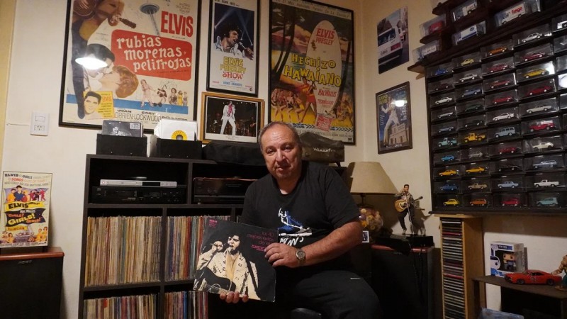 Murió Alfredo Ayul, el reconocido coleccionista de Elvis en Comodoro