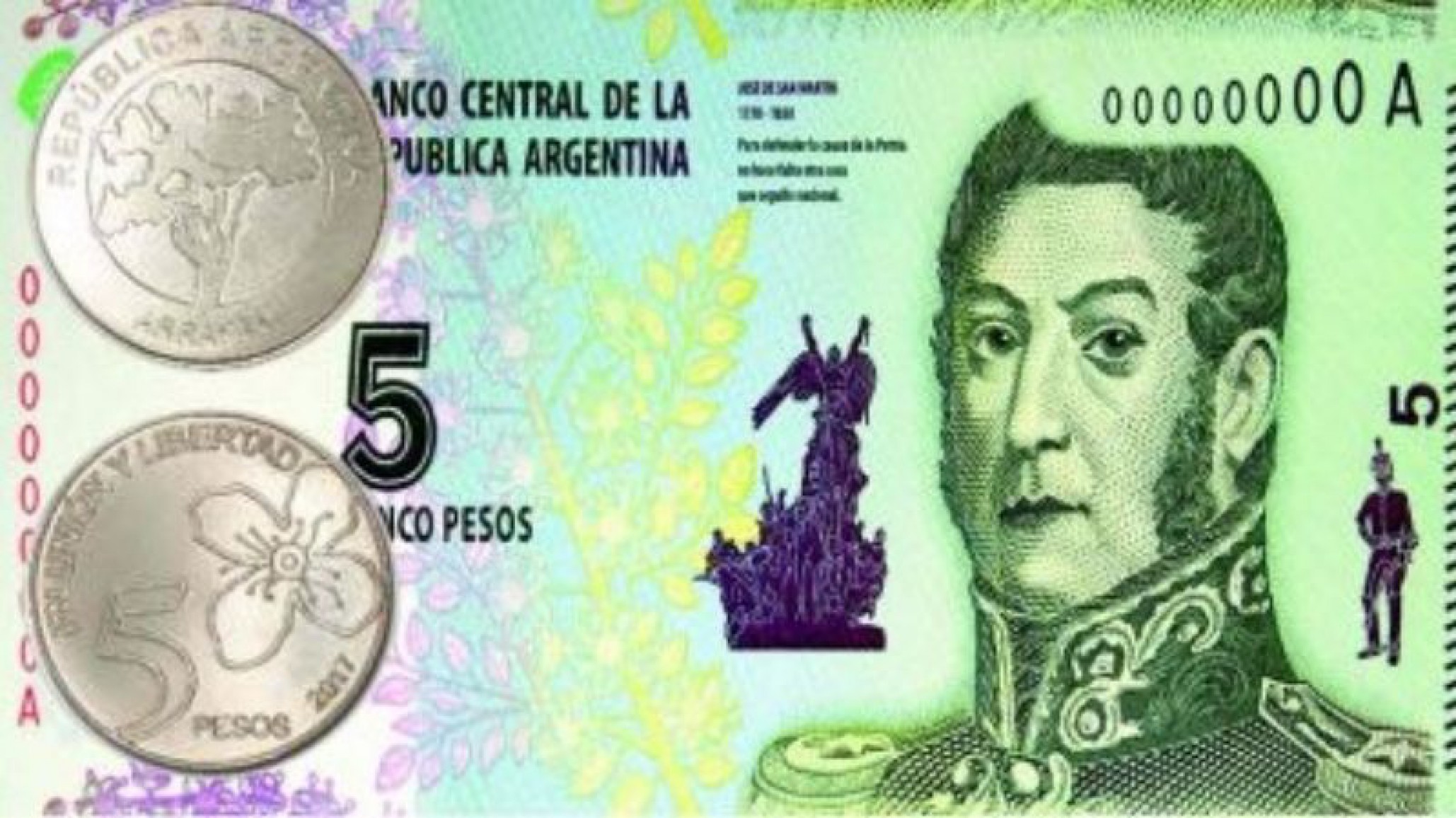 Adiós a los billetes de 5 pesos: el Banco Central anunció que saldrán de circulación