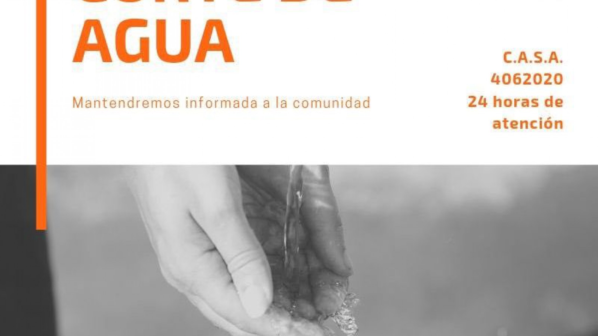 Corte de agua en cinco barrios de Comodoro para mañana