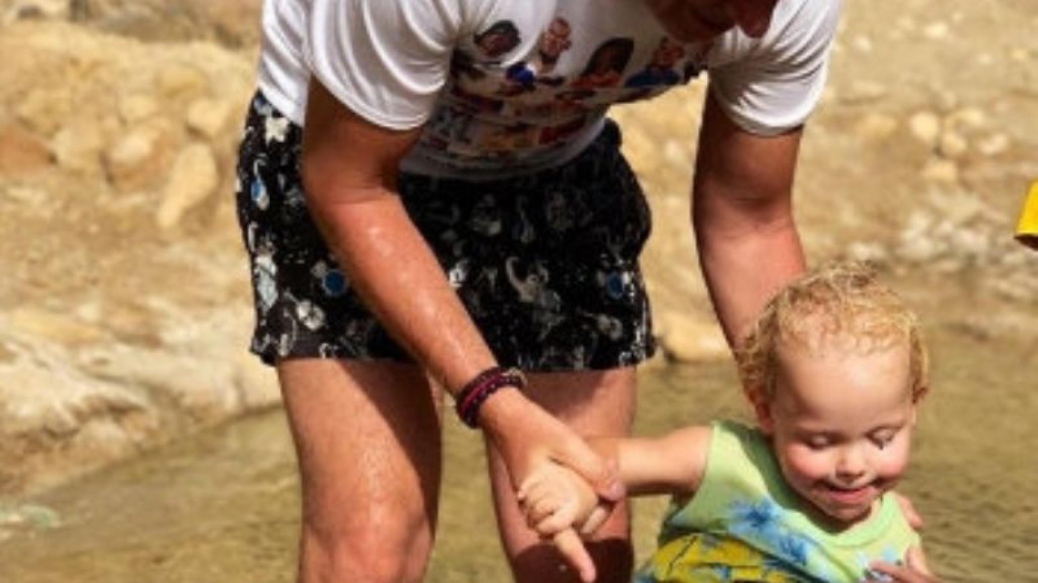 Marley bautizó a Mirko en el mismo lugar que lo hicieron con Jesucristo