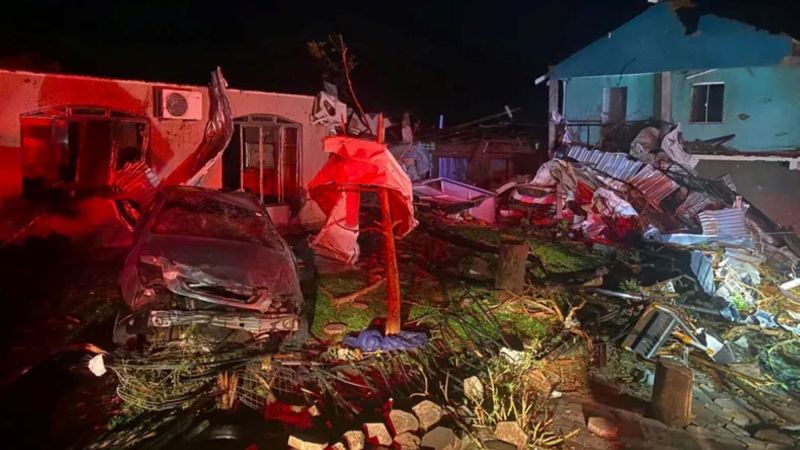 Al menos 5 personas fallecieron por el paso de un tornado en Brasil: hay más de 430 heridos