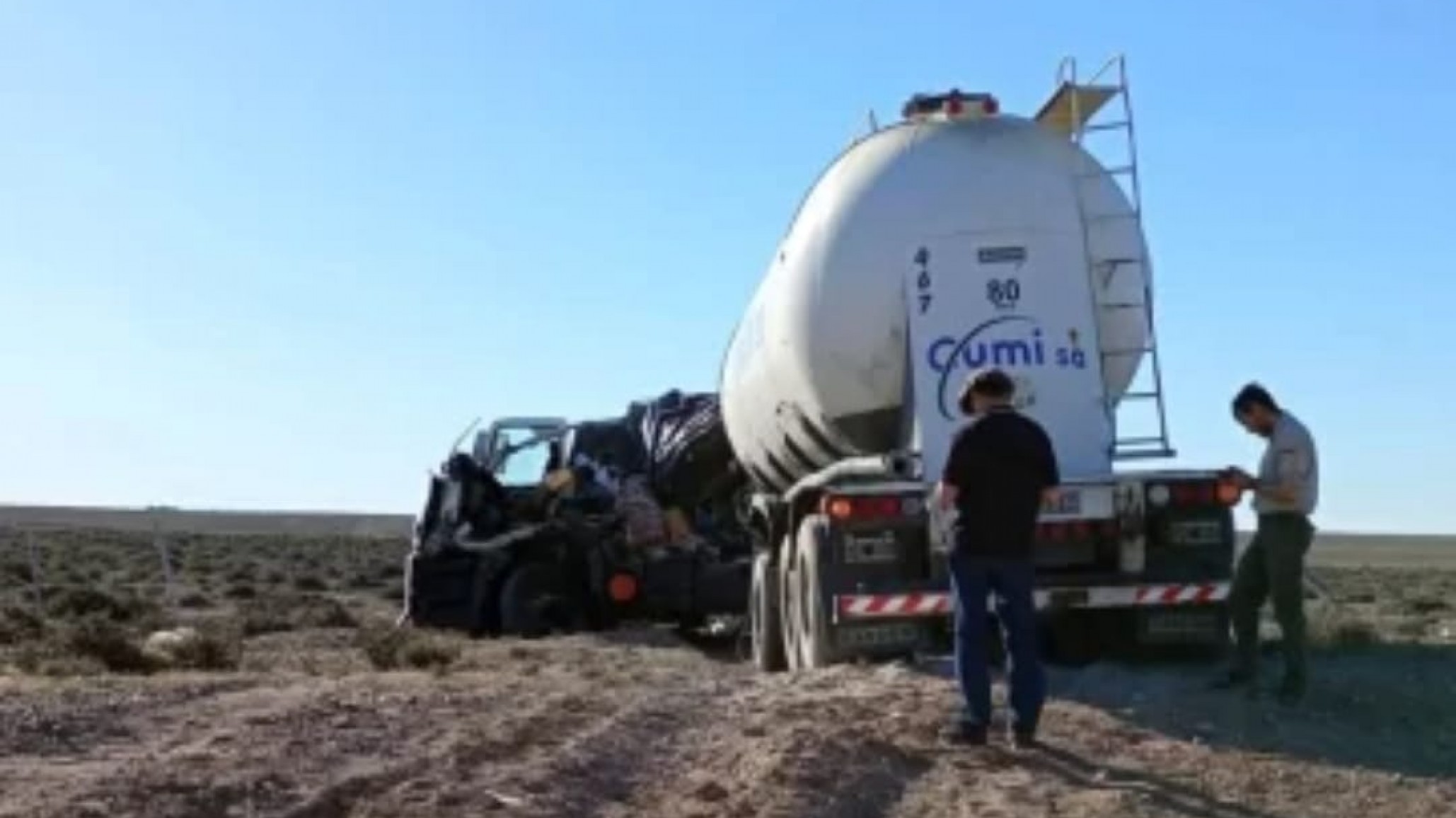 Tragedia en la Ruta 3: murió un chofer de una empresa petrolera tras un choque frontal