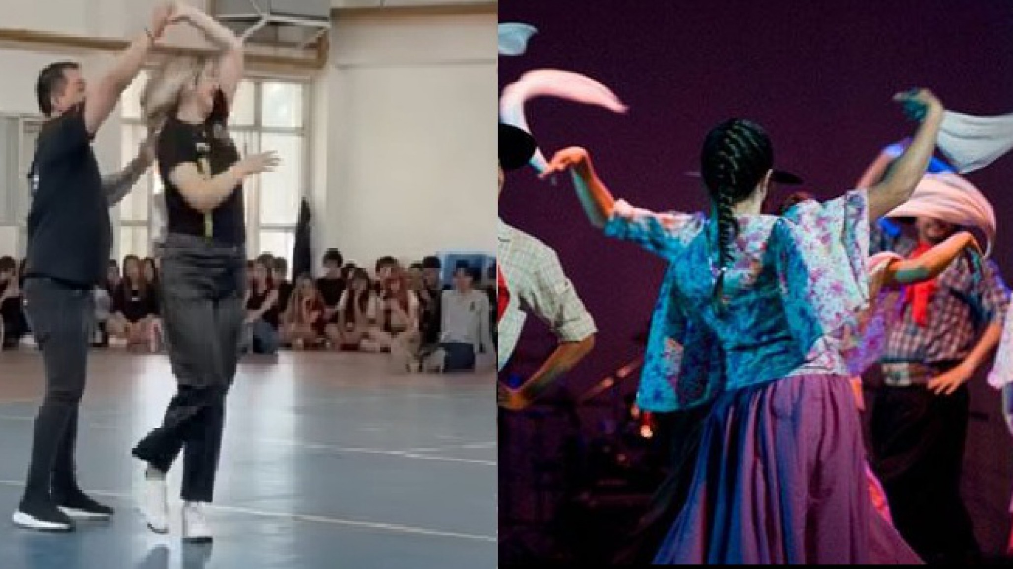 ¿Se respeta la tradición?: Fuerte debate en Comodoro por el baile de "comerciales" en un acto escolar