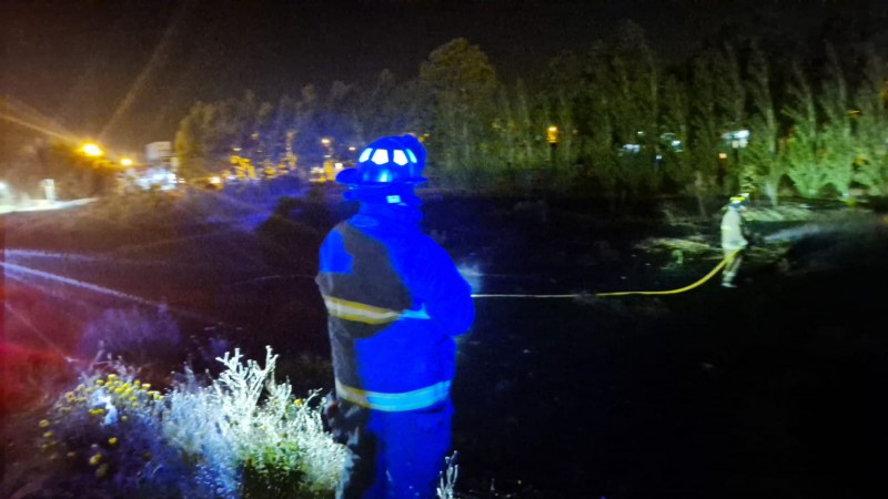 Incendio de pastizales en Palazzo: investigan a menores que habrían iniciado el fuego con pirotecnia
