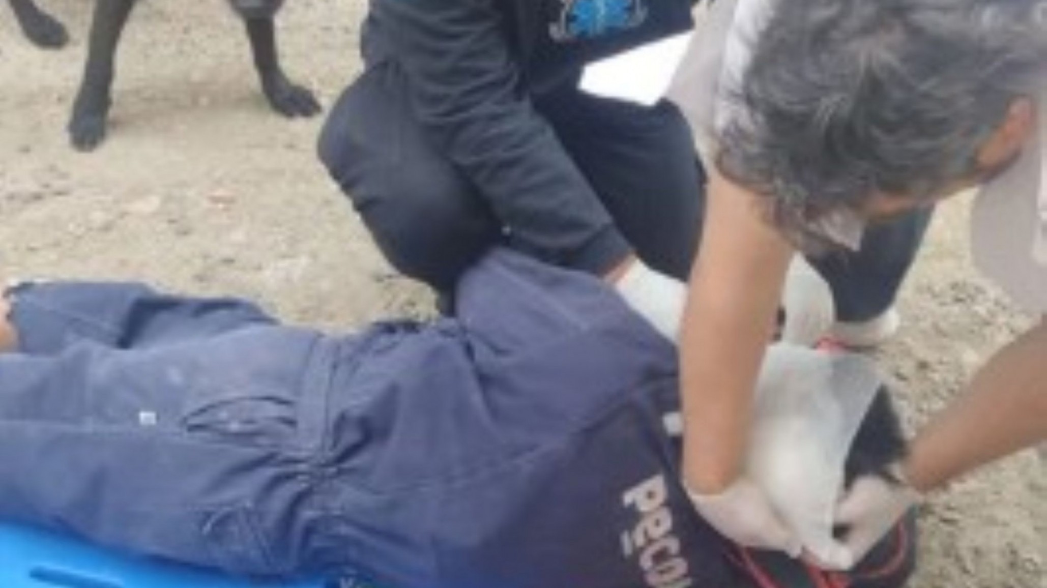 Albañil sufrió una caída laboral en Comodoro: lo desestabilizó una ráfaga de viento