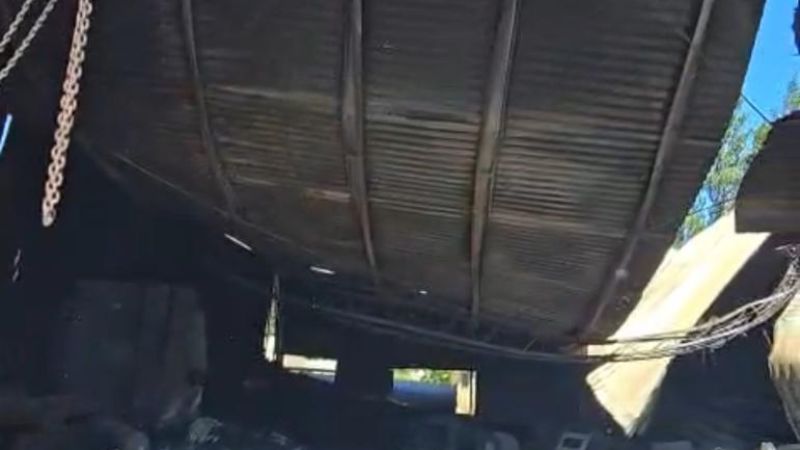 "En un segundo se convirtió todo en un infierno": un incendio arrasó con un galpón y dejó casi 100 animales muertos en Km 14