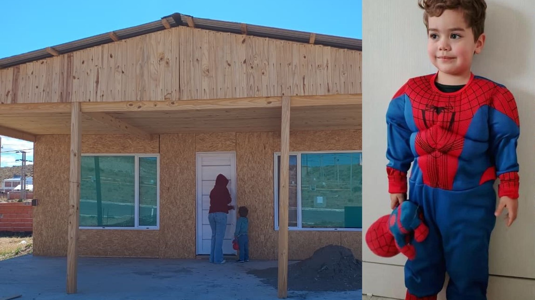 "Perdimos todo": la desesperación de la familia de Franccesco tras quedarse sin casa por el viento y una promesa incumplida