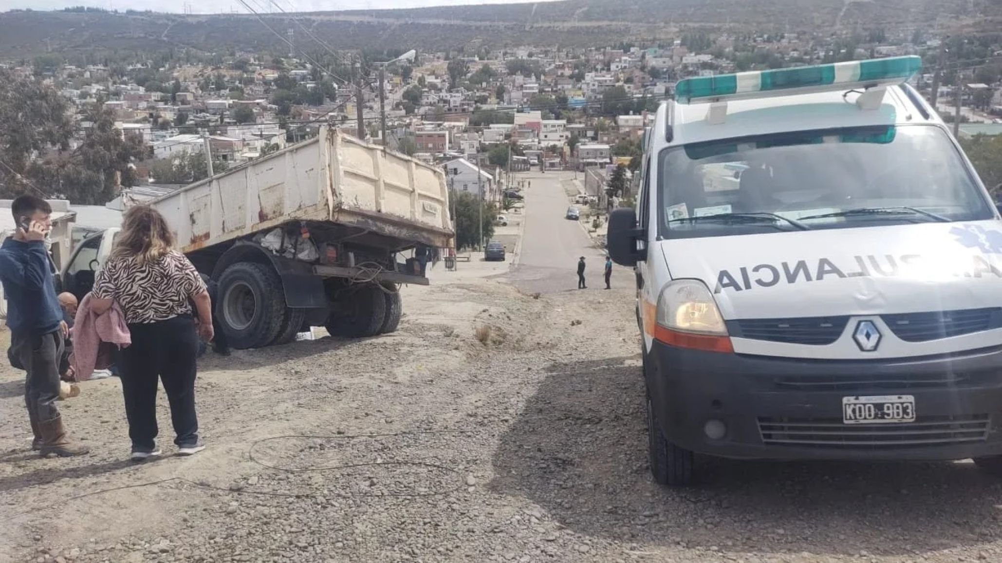 Murió el vecino que había sido arrollado por su propio camión en el barrio San Martín