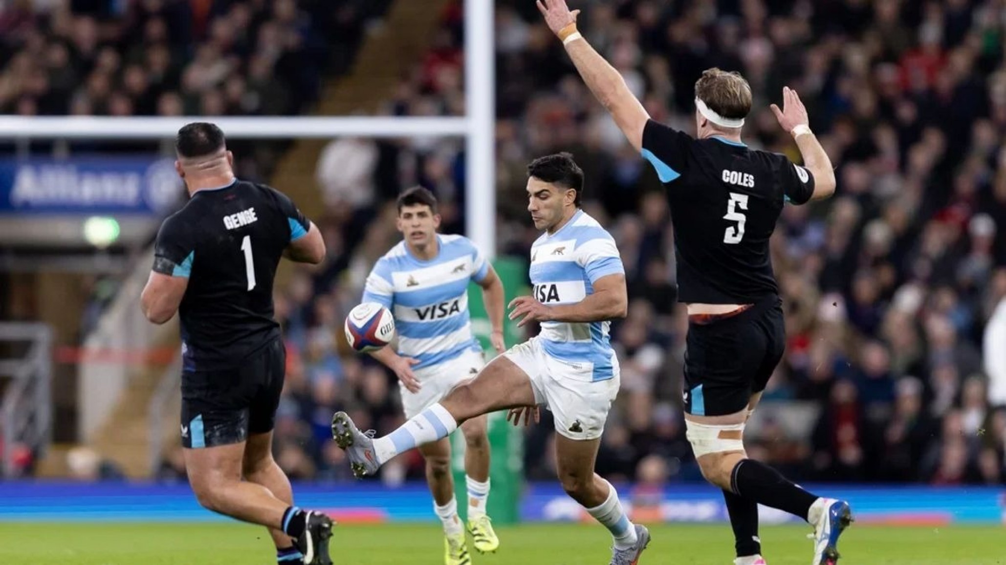 Los Pumas cayeron 27-23 ante Inglaterra en su ultimo partido del año