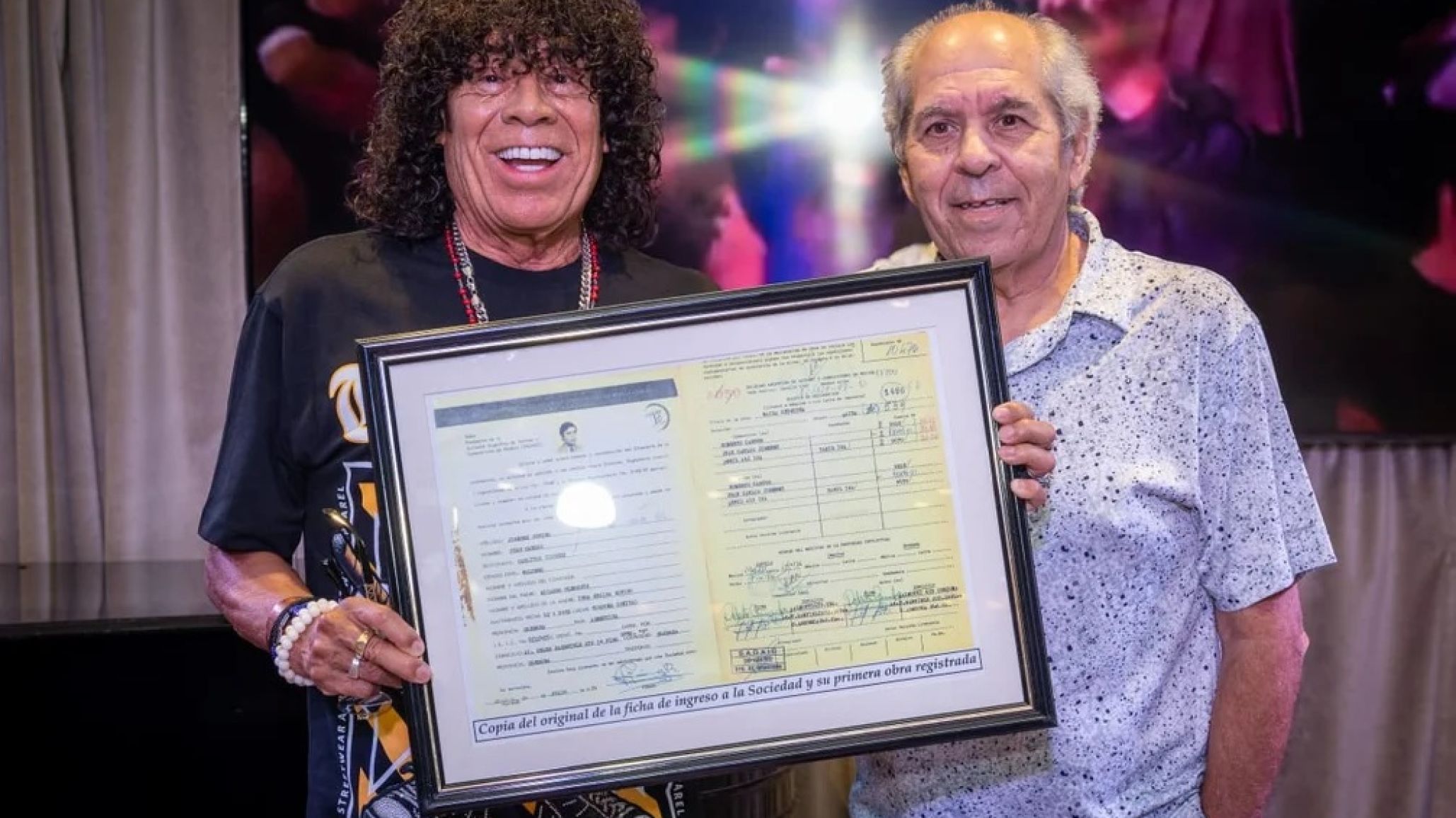 La Mona Jiménez recibió el homenaje a "La Leyenda del Cuarteto" por 58 años de trayectoria