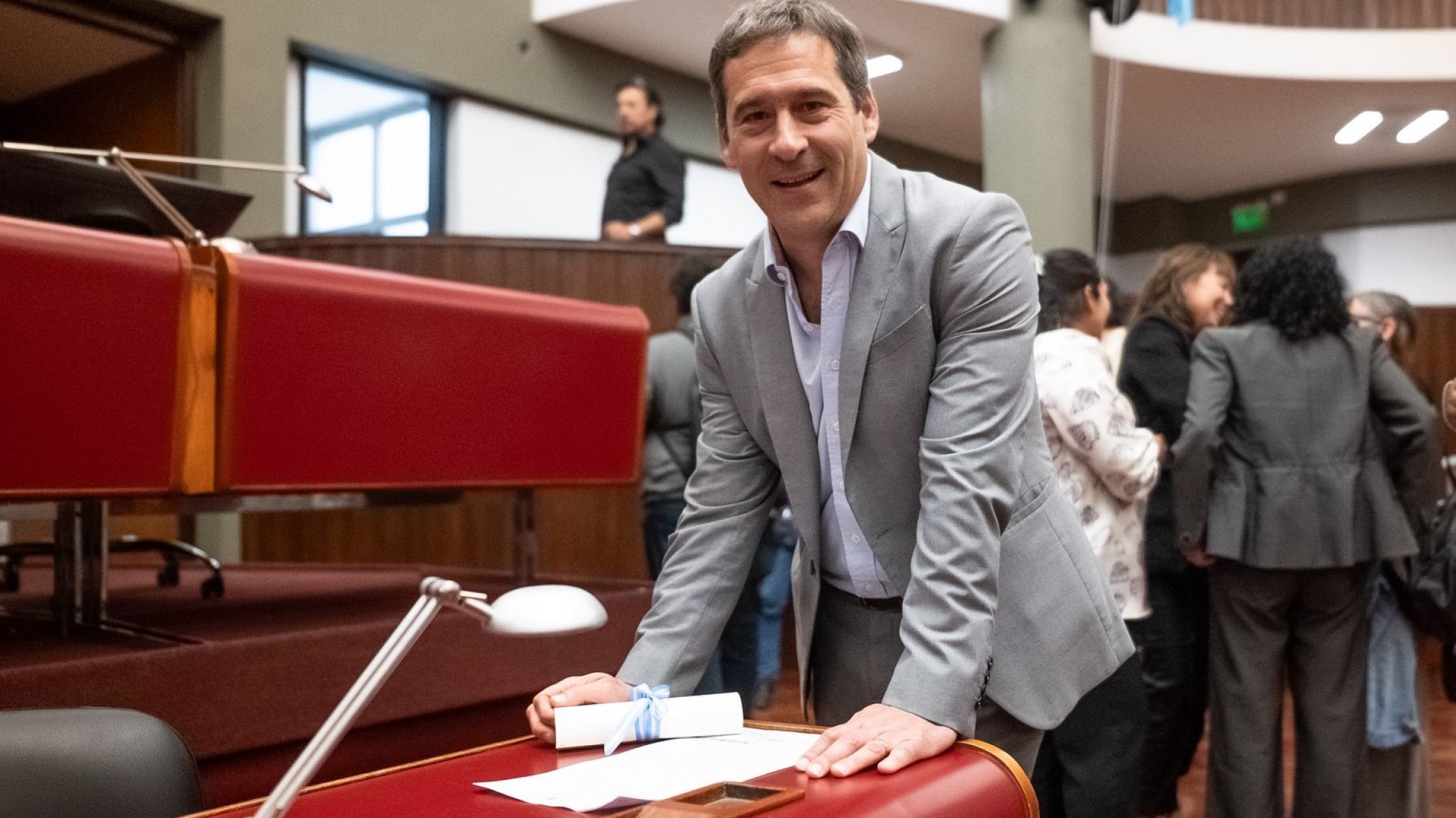 Luque recibió su diploma de diputado electo y dijo cuáles serán sus primeros planteos en el Congreso