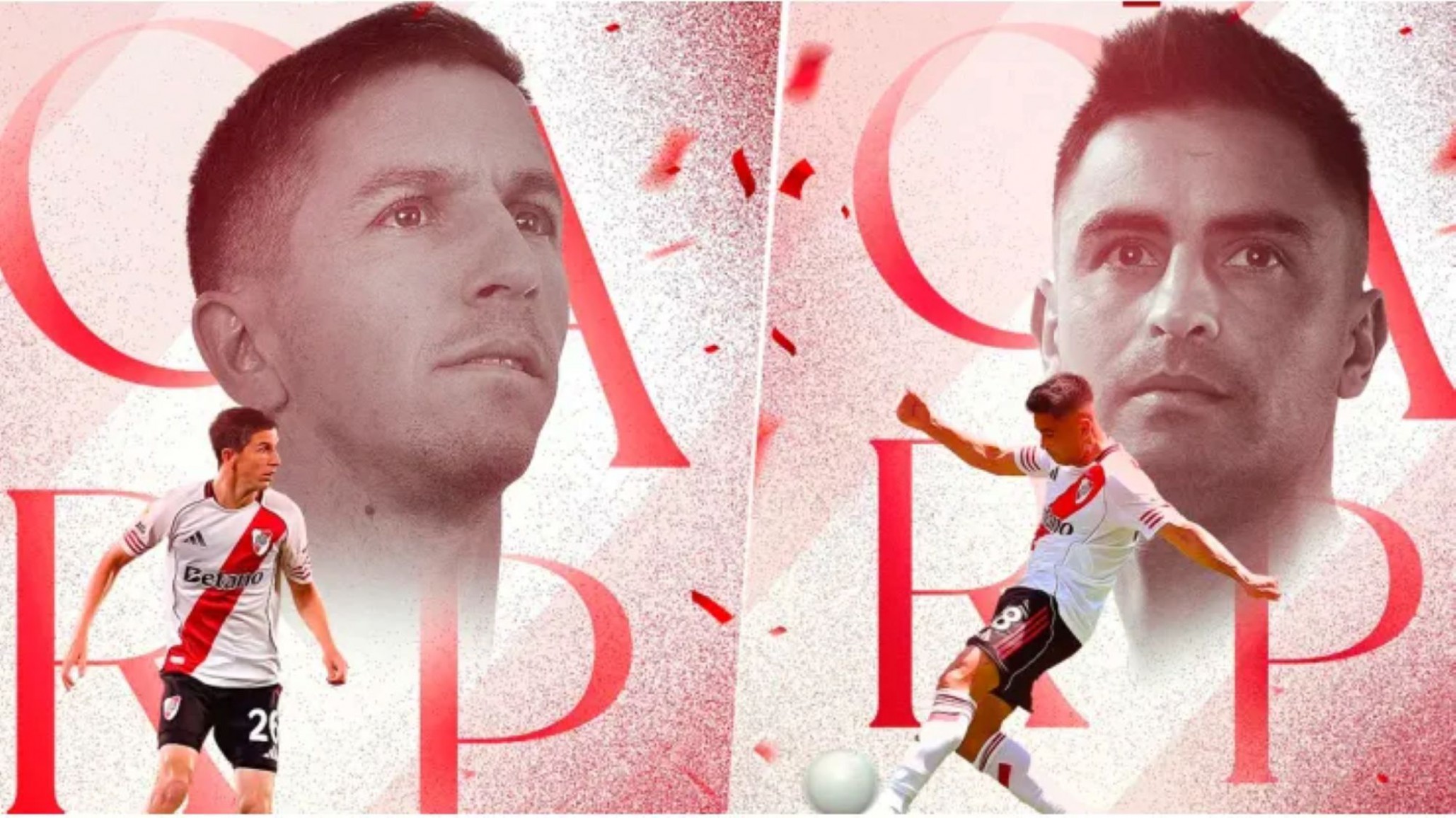 Adiós a los ídolos: con una seguidilla de posteos, River despidió en una hora a cuatro históricos