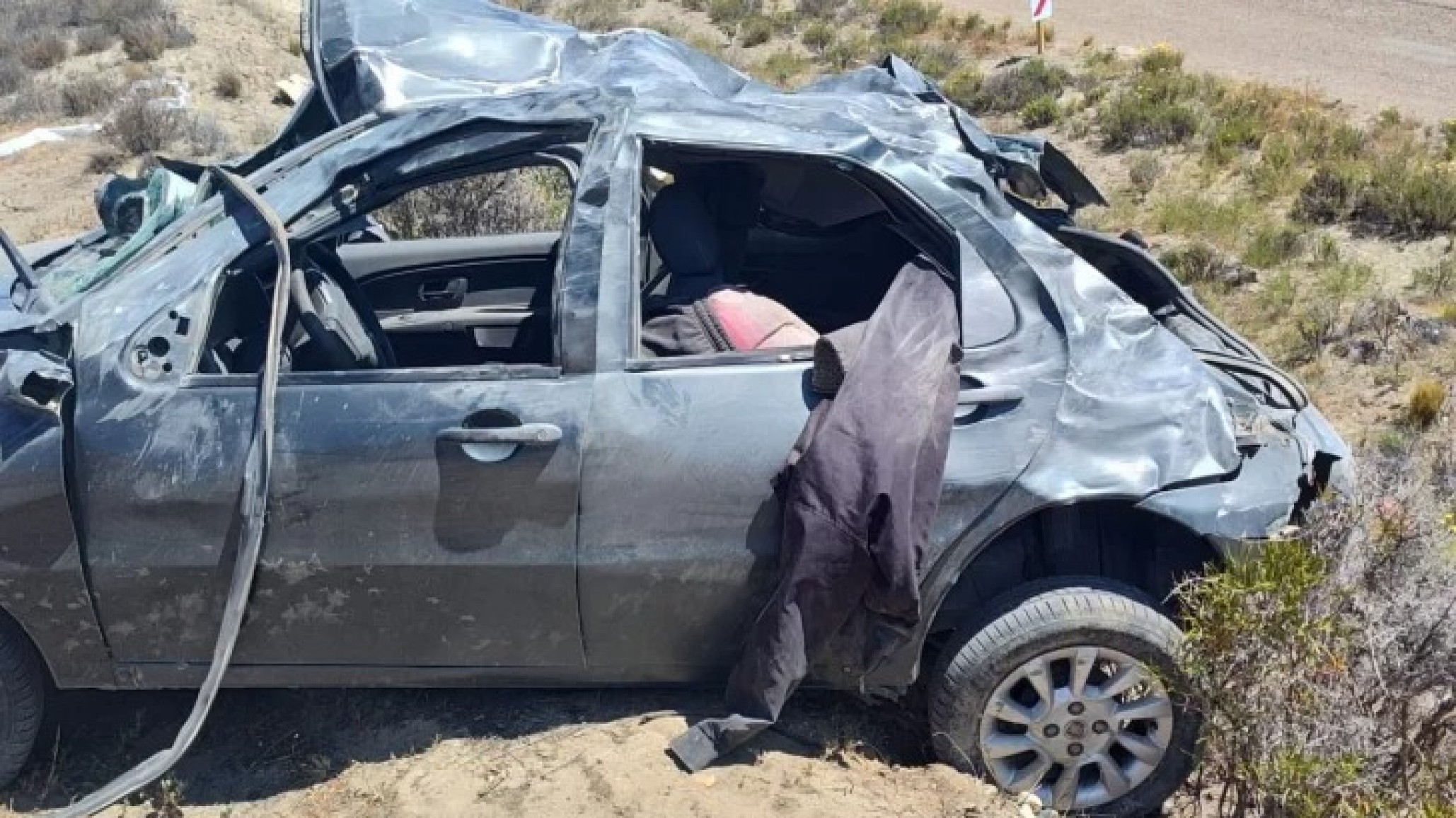 Fatal accidente en Bajo Minerales: un hombre de Caleta Olivia murió en la Ruta 3