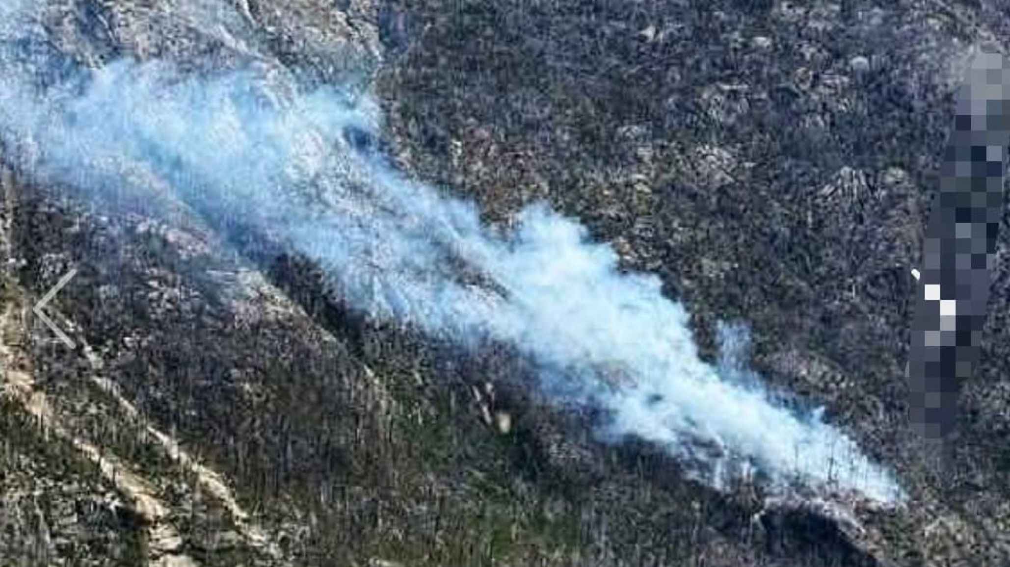Lago Puelo: un rayo originó un incendio activo en la zona de El Turbio