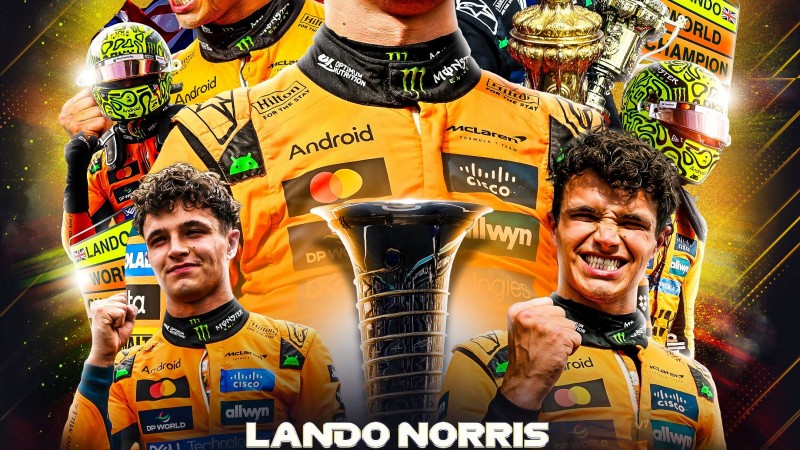 Lando Norris es el campeón de la Fórmula 1