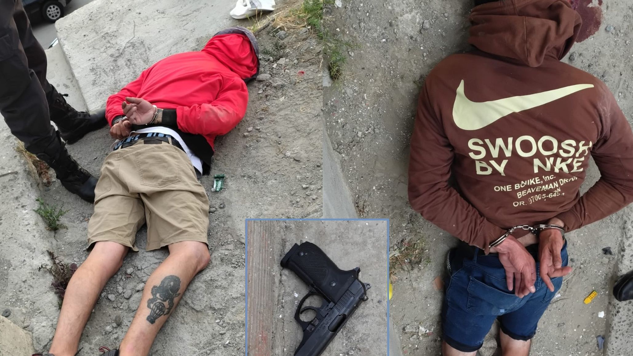 Comodoro: detuvieron a dos hombres con una pistola de grueso calibre lista para disparar