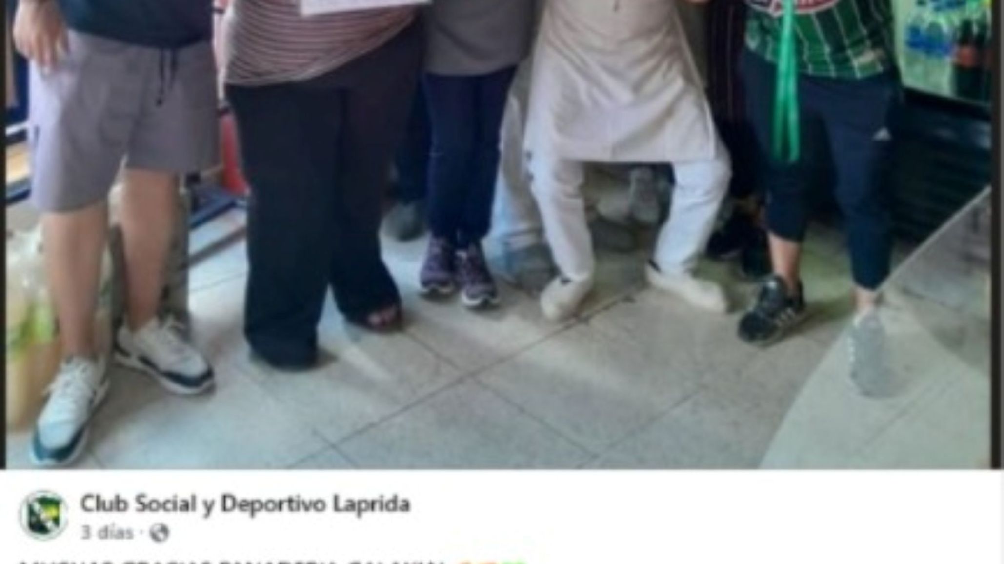 La merienda que sostiene al semillero: el Club Laprida reconoció a Panadería Galaxia