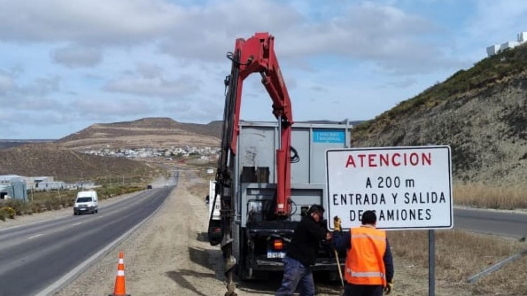 Vialidad Nacional instaló más de 100 señales viales en rutas nacionales de Chubut