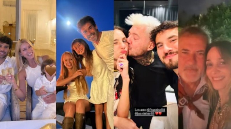 Brindis, viajes y familia: así recibieron el 2026 algunos famosos